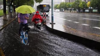 台风“梅花”致上海39处道路积水，24个水文测站超警戒水位