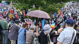 1.3万日本民众在东京集会，反对为安倍举行国葬