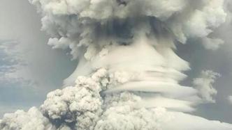 汤加一火山48小时内喷发8次，当地提高预警级别至橙色