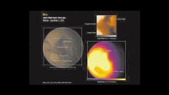 韦布望远镜发布首张火星红外图像，捕获了整颗行星大气数据