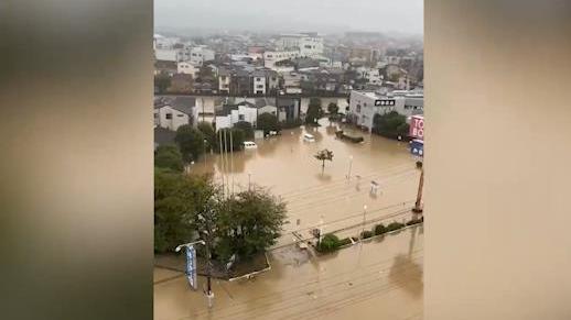 台风“塔拉斯”致日本创纪录降雨，已造成2死3伤