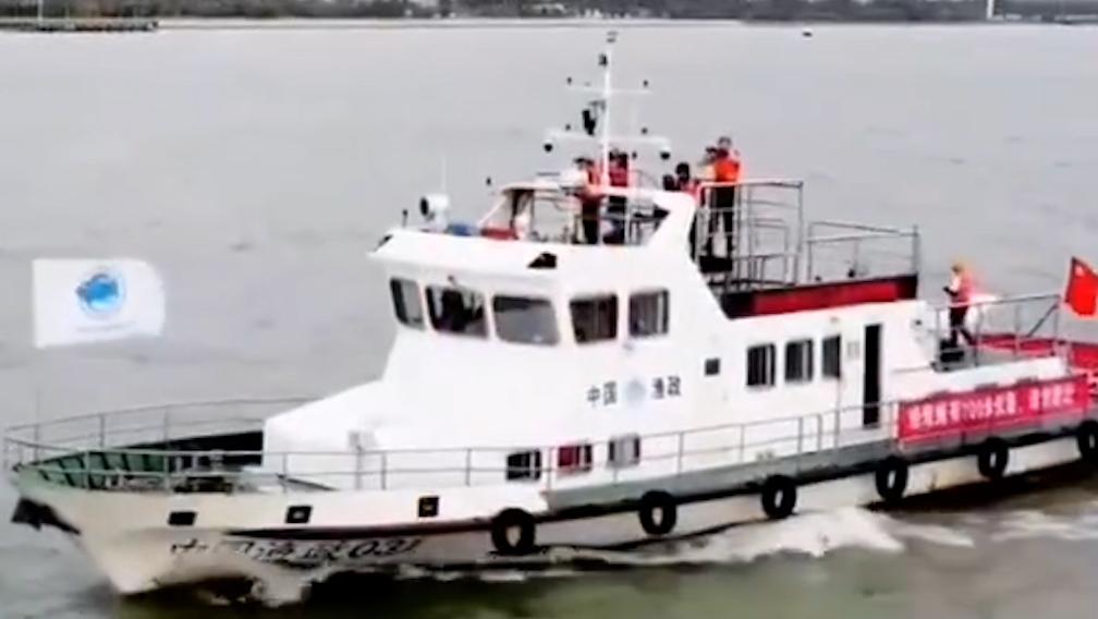 江河奔腾看中国丨江苏多处水域发现长江江豚群