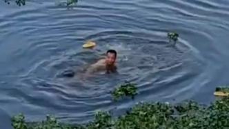 发现溺水儿童，村支书毫不犹豫跳进两米深水中救人