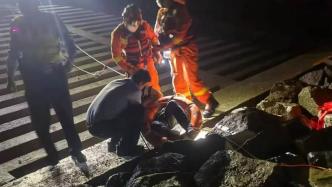 男子酒后跳江輕生，長航上海警方深夜緊急救援