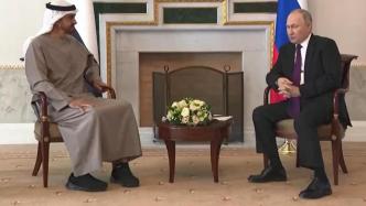 阿联酋总统抵达俄罗斯与普京进行会谈