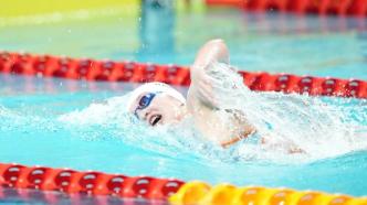 中国选手李冰洁超女子400米自由泳短池世界纪录