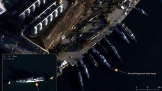 乌克兰军事博客公布俄黑海舰队遭袭后塞瓦斯托波尔首批卫星图
