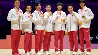 世锦赛团体摘金，中国体操男队为巴黎奥运积累信心