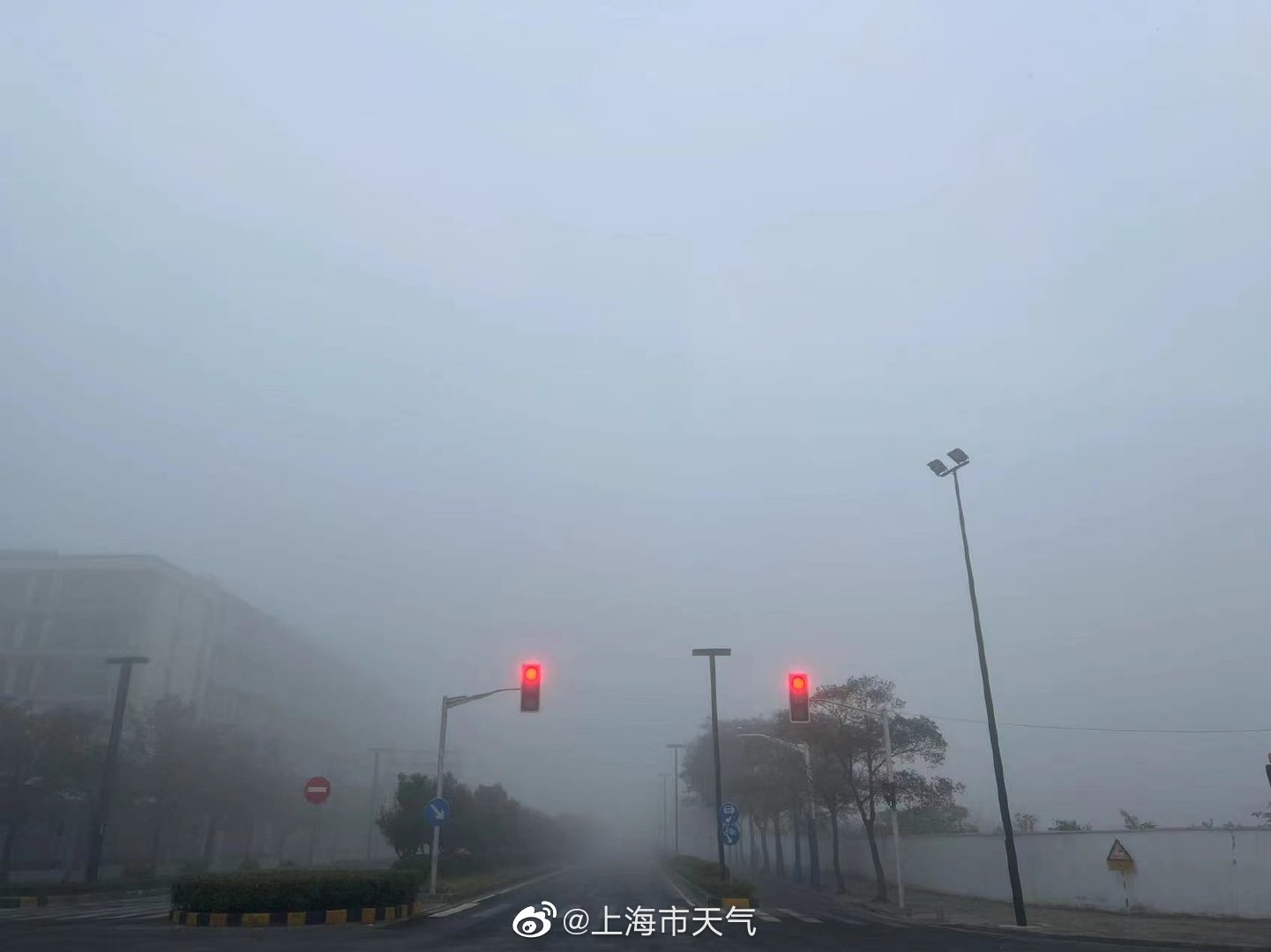 上海发布大雾橙色预警,青浦、奉贤、松江最小能见度不足50米