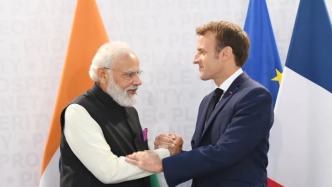 印度总理莫迪与法国总统马克龙在G20峰会上会晤