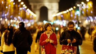 巴黎香街圣诞灯饰点亮，将提前一周拆除