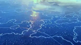 烏蘇里江湖面與藍天交相映襯宛若“天空之鏡”