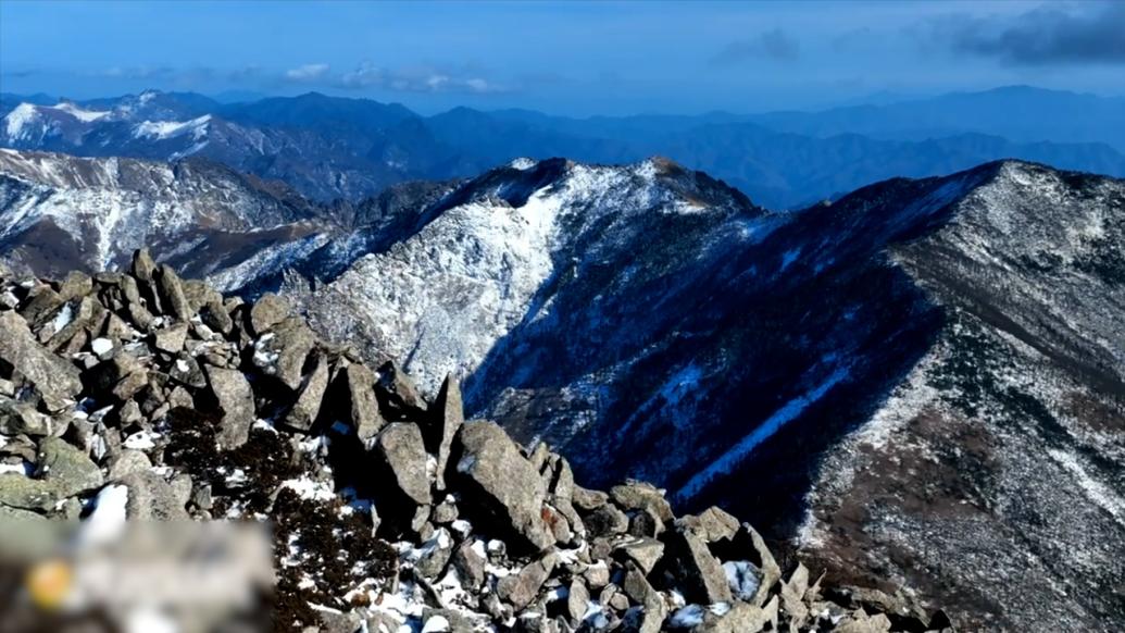 秦岭冰川遗迹，摄影师拍到冰晶顶绝美风光