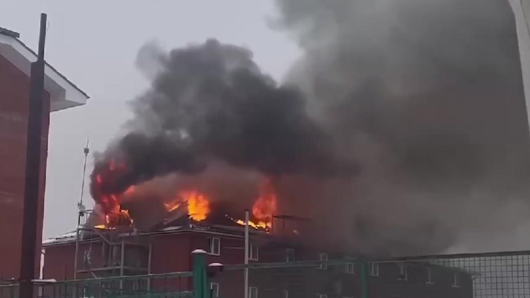 俄罗斯莫斯科州一旅馆发生火灾，约200人被疏散