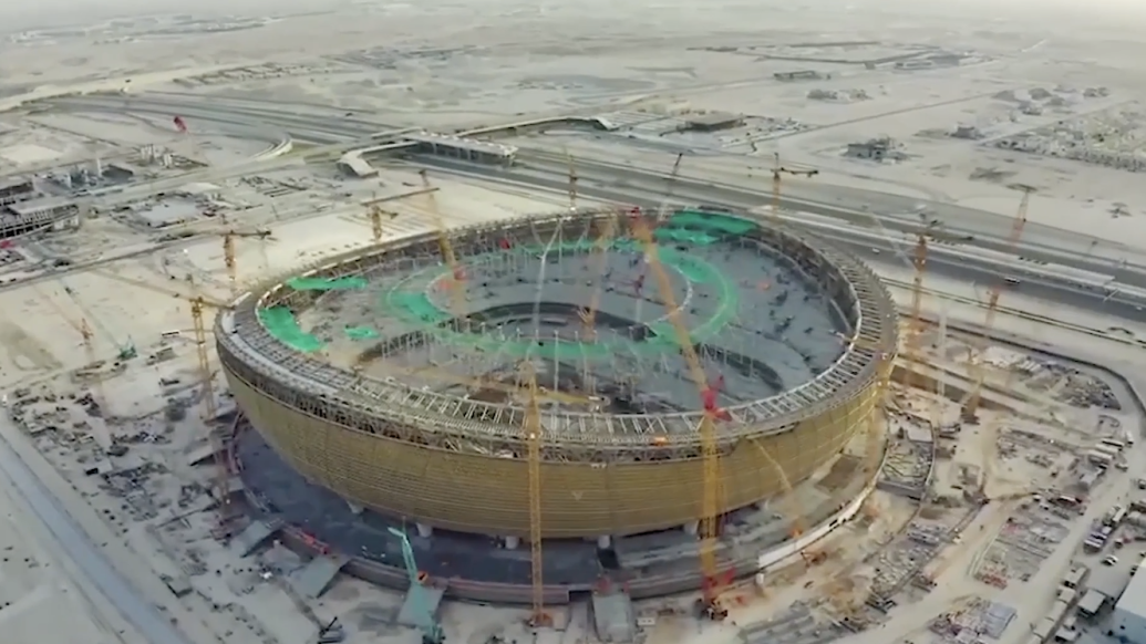 中国索具撑起卡塔尔世界杯两座体育场