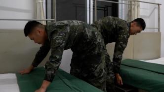 冬季退役老兵告別軍營