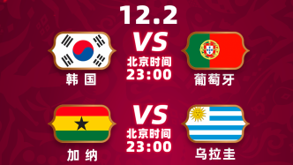 每日赛程｜韩国对阵葡萄牙，C罗喊话要拿小组第一