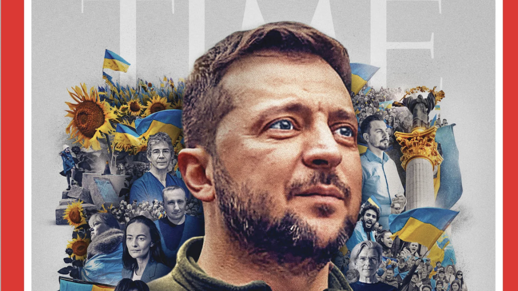 《时代》周刊2022年度人物：泽连斯基与乌克兰精神