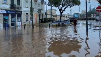 葡萄牙里斯本遭暴雨袭击，部分市区拉响洪水警报