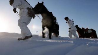 零下40℃，边防官兵踏上风雪巡逻路