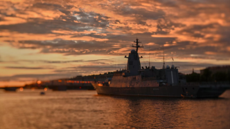 俄最新型护卫舰“水星”号进行国家测试