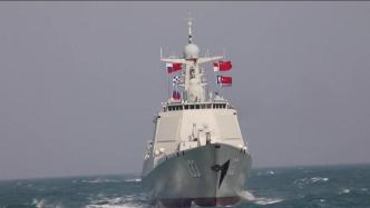 视频丨俄媒公布中俄海上联合军演画面，地点位于东海海域