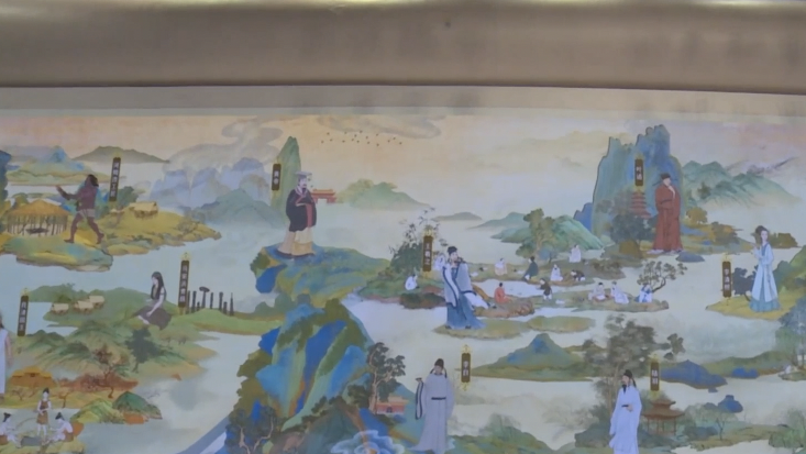 人在画中游，在文博会跨越时空和文化名人交流_关键帧_澎湃新闻-The Paper