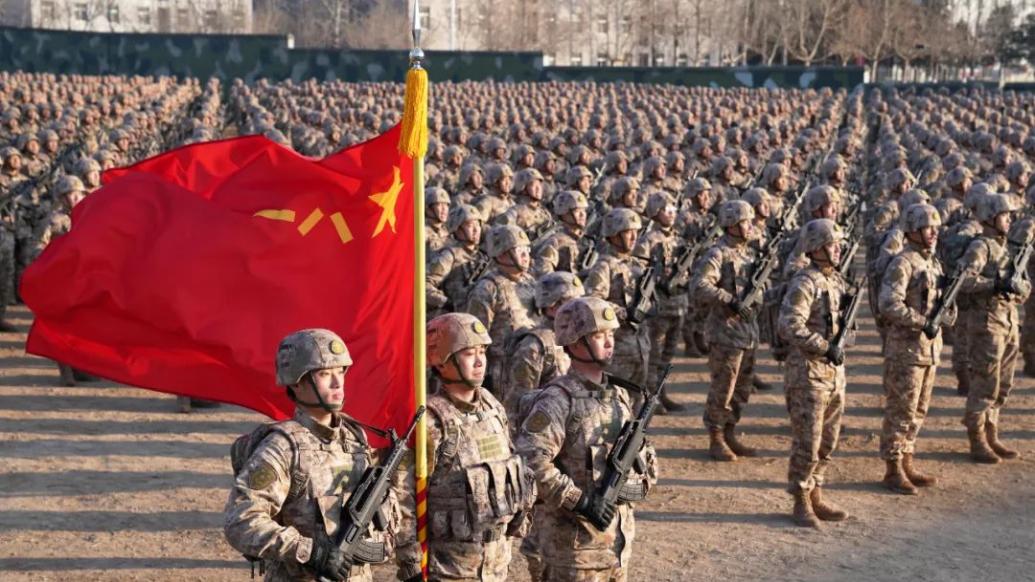 陸軍組織2023年開訓動員，陸軍司令員李橋銘作動員講話