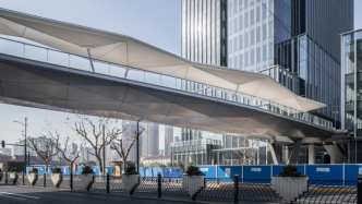 上海北外滩开发新进展：空中连廊示范段一期完工、二期开工