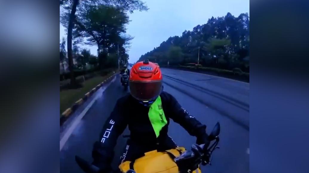 騎電動車從粵回蜀:天冷但心暖