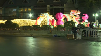 灯饰点亮曼谷唐人街，泰国“欢乐春节”彩灯展开幕