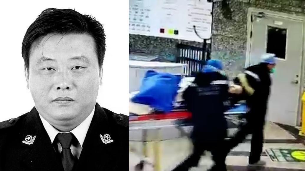 武汉民警鄂红兵除夕夜完成任务后倒在自家门口，年仅55岁