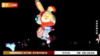 充满未来感的元宵节！“元宇宙”兔子灯亮相北京世园公园