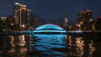 上海昌平路桥桥底即将“点亮”，实现360度灯光全覆盖