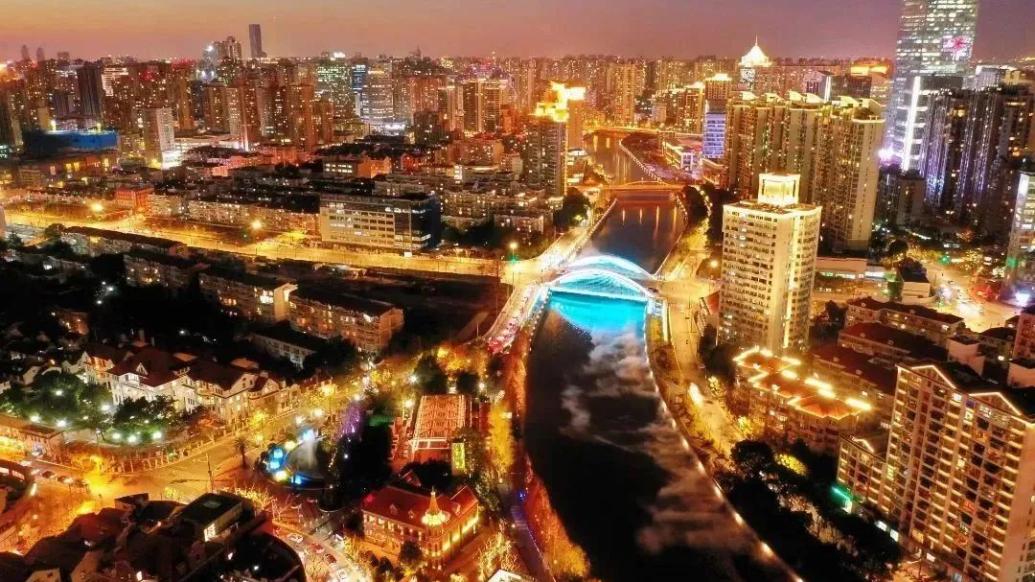为夜幕下的苏州河再添亮色！上海昌平路桥桥底即将“点亮”
