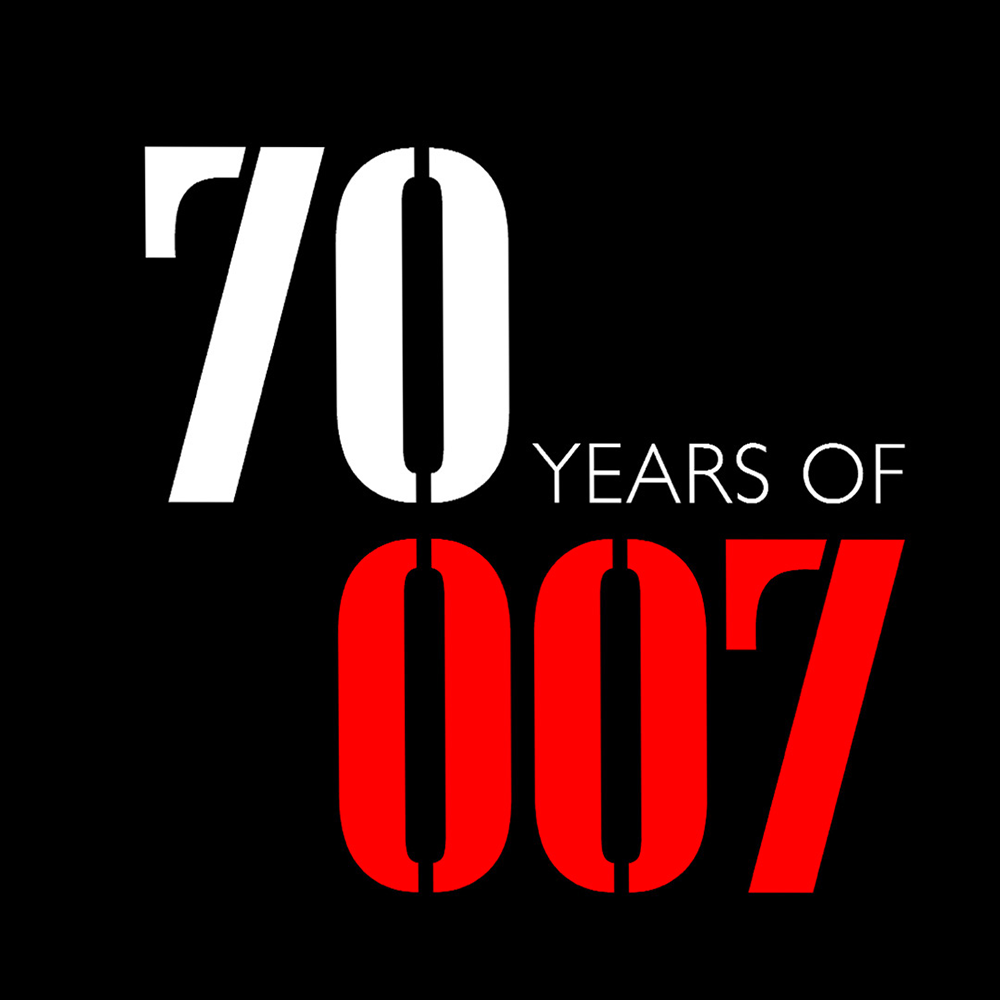 publications庆祝 007小说70 周年的纪念logo70 years of 007徽标