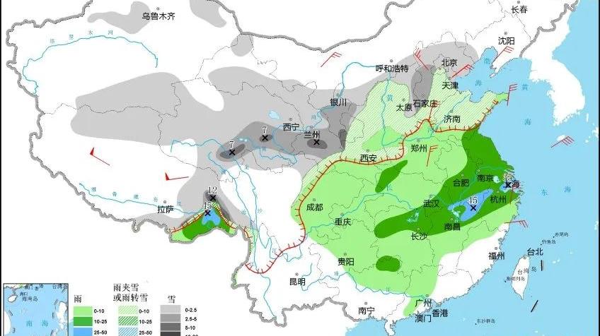 上海明日还有中到大雨，下周二开始阳光回归