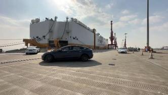 助力外贸滚装船通关！上海南港码头4天内超万辆新能源车出口