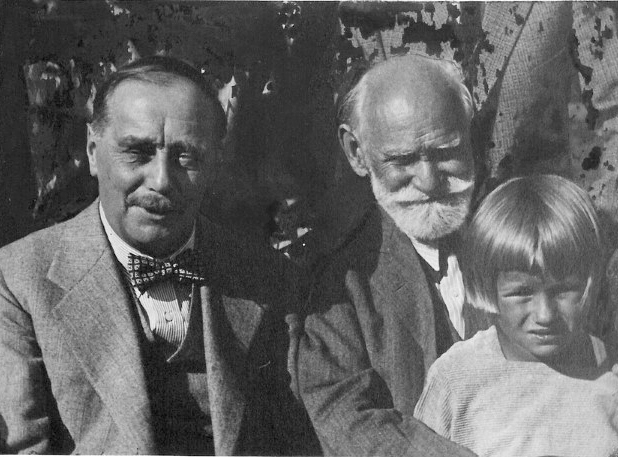 H. G. 威尔斯与苏联生理学家巴甫洛夫