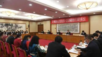 西藏代表团举行全体会议审议政府工作报告