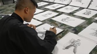 钢笔画画家创作33幅李小龙作品：都是“高光时刻”