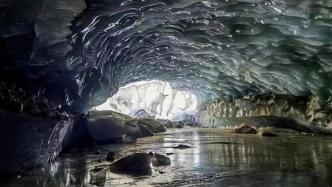 西藏昌都边坝县发现约165米长超大型冰洞