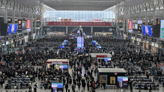 铁路上海站春游运输预计发送1065万人，恢复至2019年同期水平