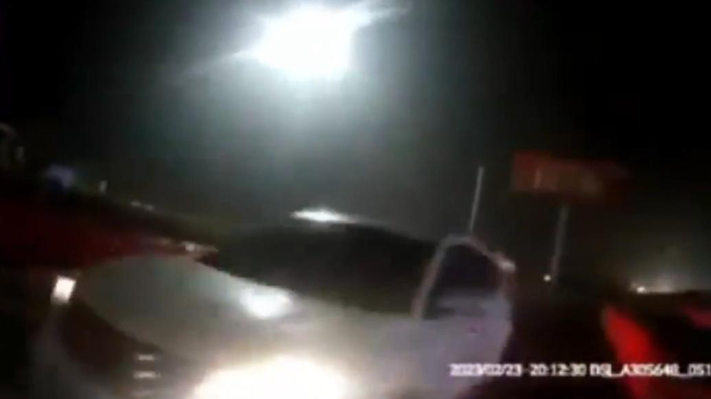 男子剛考完科目二就敢上高速