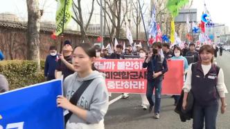 韩美军队正式启动“自由之盾”联合军演，多个民间团体抗议