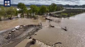 美国加州持续强降雨致堤坝决口，居民生活深受影响
