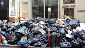 环卫工人罢工，巴黎街头垃圾成山