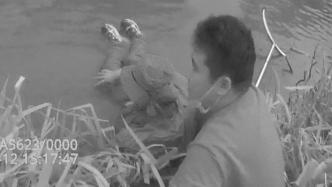 20秒生死一线，上海民警跳入冰冷河水勇救溺水者