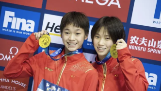 毫无悬念！陈芋汐/全红婵夺得全国跳水冠军赛女双十米台冠军