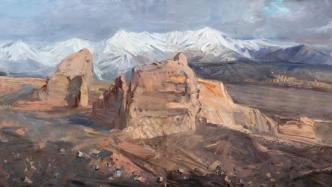 油画里的天山与牧场，“和美新疆”上海展出
